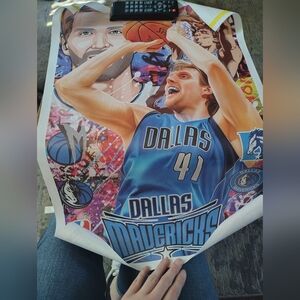 Dallas Mavericks Basketball Poster